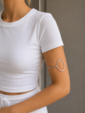 بازوبند آبکاری نقره توی شش طرح جذاب